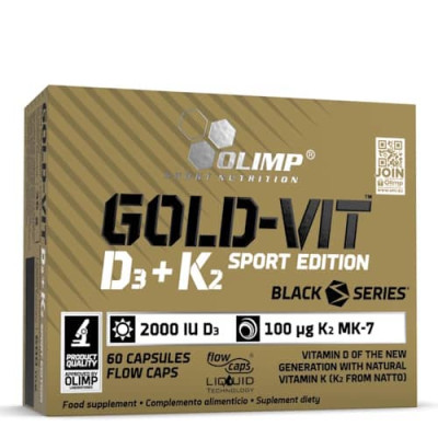 Gold Vit D3+K2 Sport Edition Olimp sport nutrition - 1