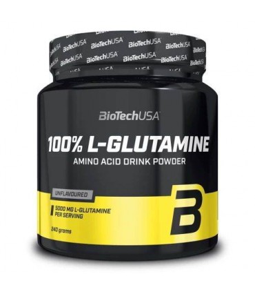100% L-Glutamine 240g  BioTech USA