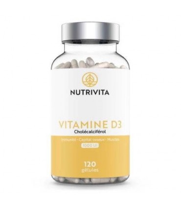 Vitamine D3 1000 UI Nutrivita - 1