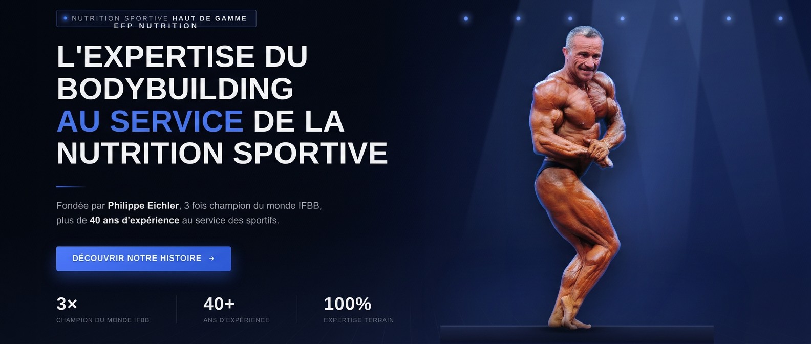 EFP Nutrition - Nutrition sportive premium